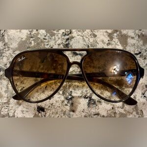 Ray-Ban Tortoise Brown Aviator Sunglasses